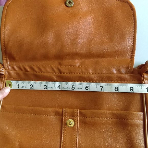 Vintage Soft Brown Leather? Shoulder Purse Bag Adjustable Strap Excellent Shape! - Picture 9 of 11